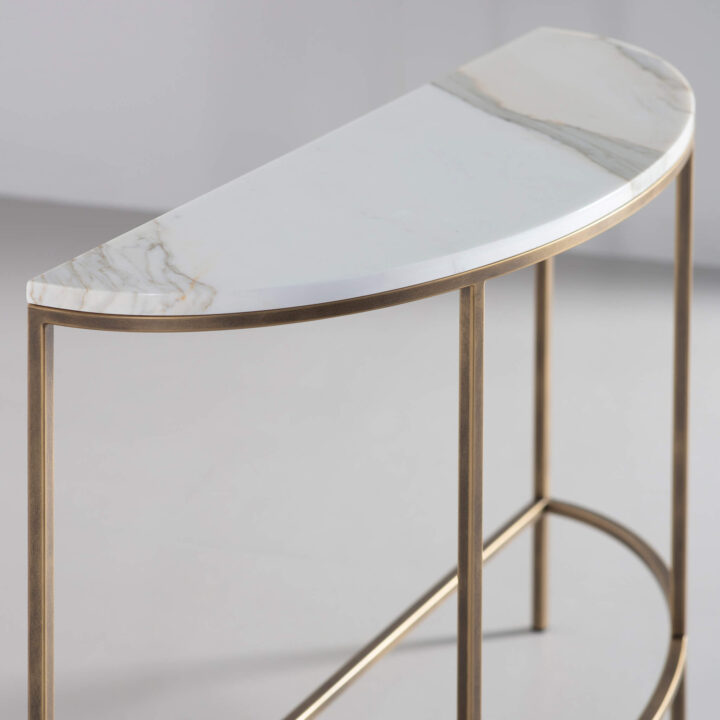 Madison Demi Lune Console Table