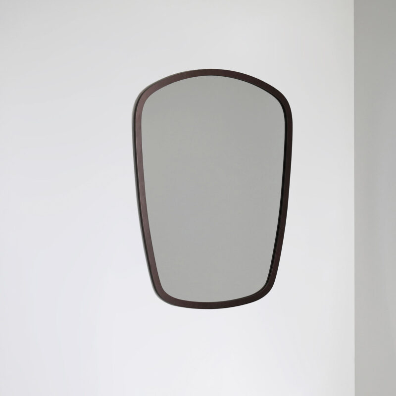 Contemporary bronze metal mirror