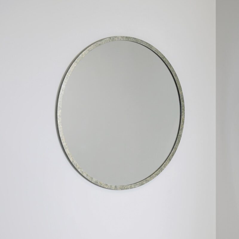 Handmade round mirror