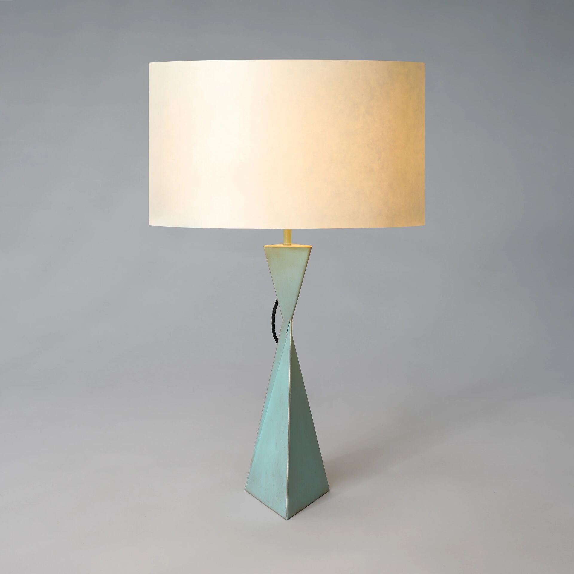 AVA table lamp finished in “Copper verde” H:40cm/15.7in 