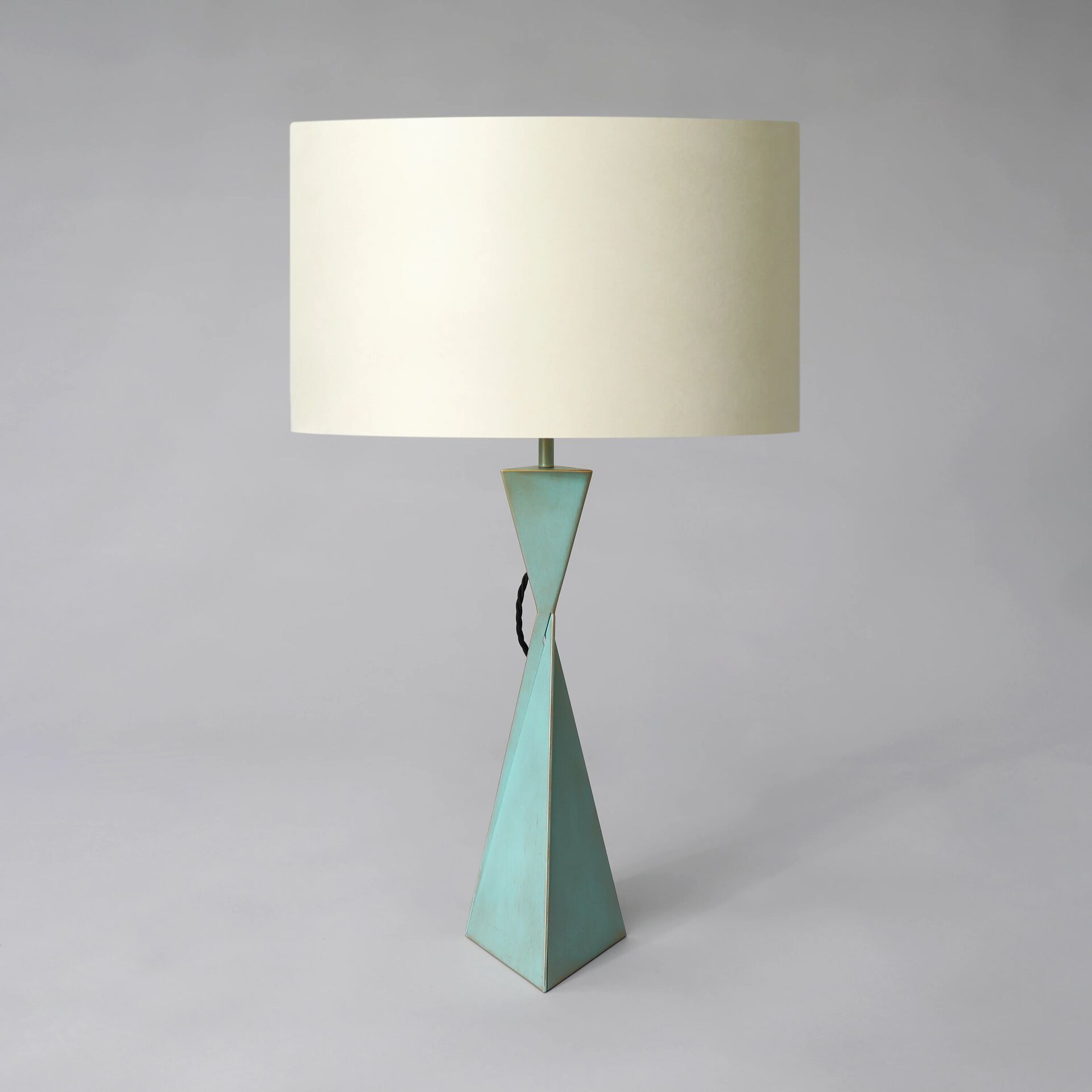 AVA table lamp finished in “Copper verde” H:40cm/15.7in 