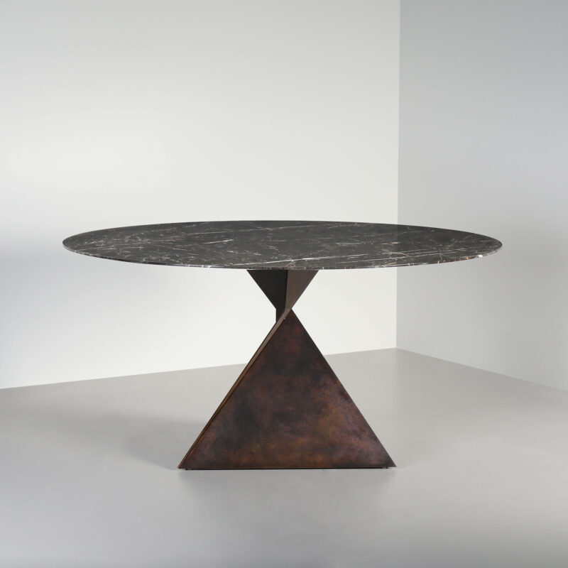 Bronze Round Dining Table