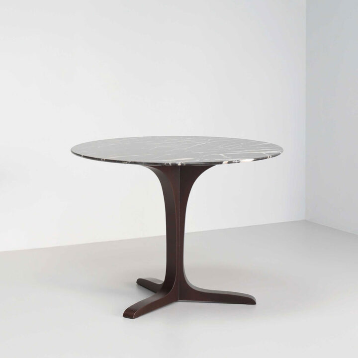 Finished in "Bronze" with Noir St Laurent marble top 