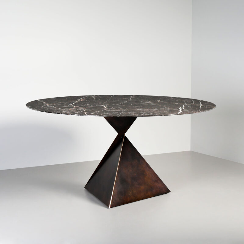Bronze Round Dining Table