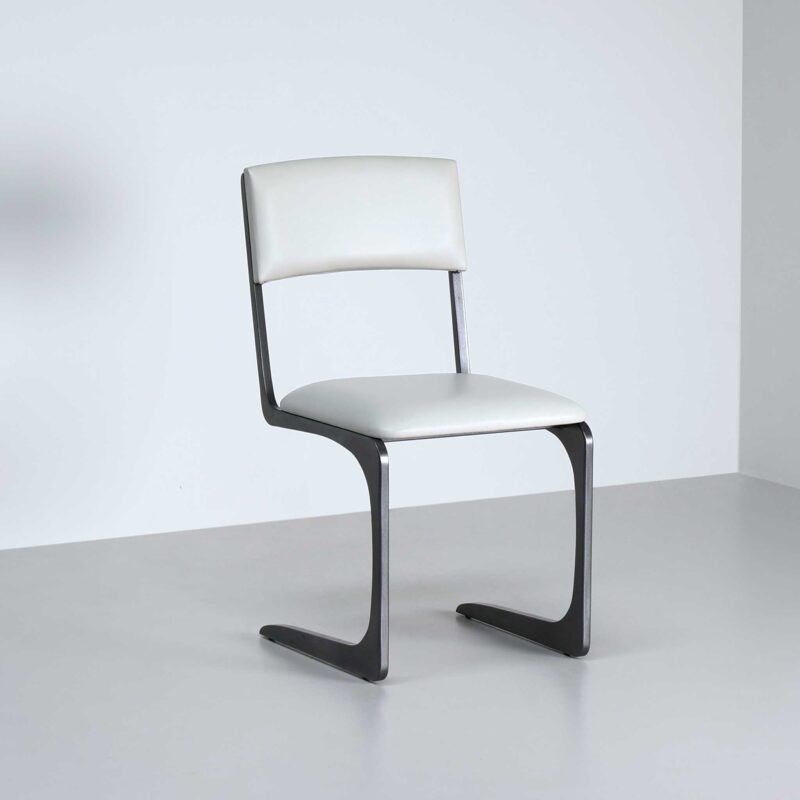 modern white dining chair