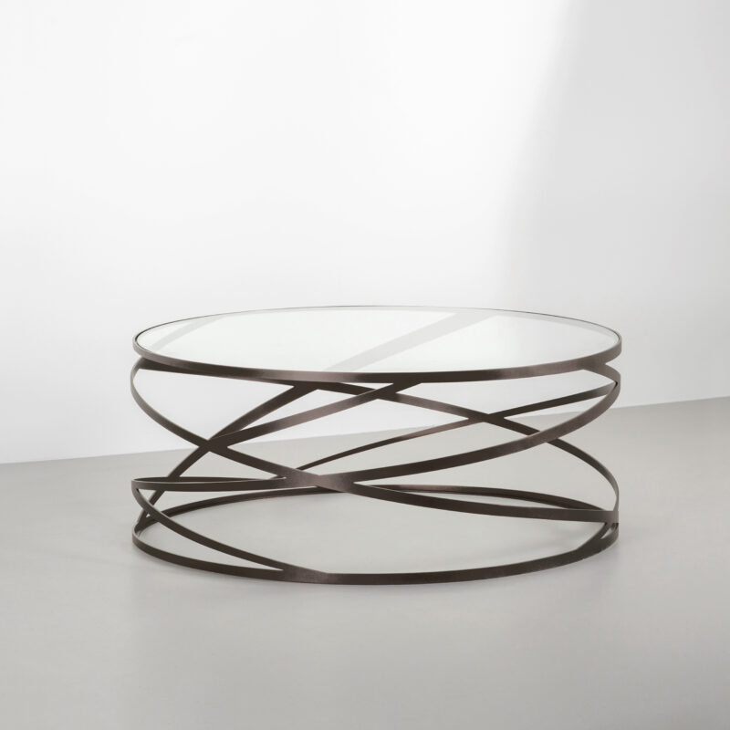 designer round coffee table