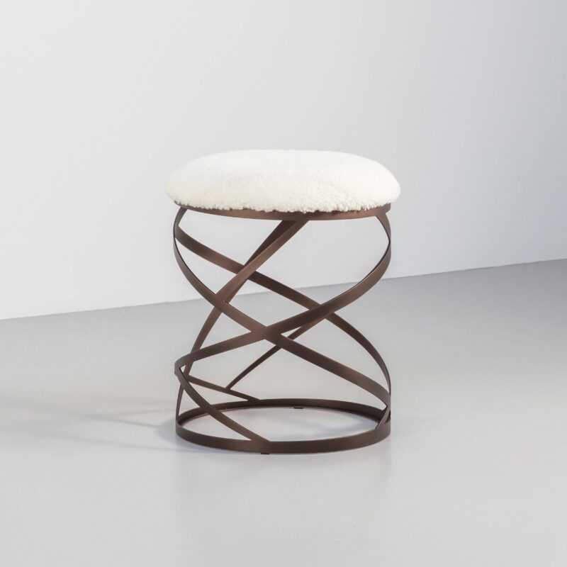 sculptural designer stool