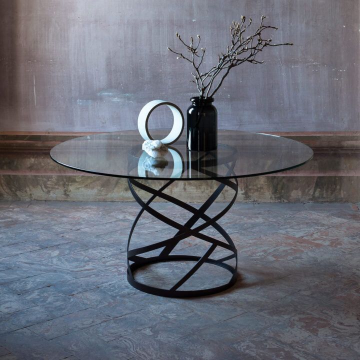 Ariel Round Dining Table | Modern Furniture by Tom Faulkner