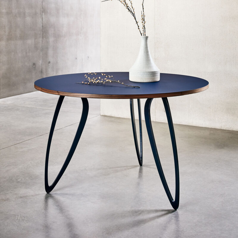 Custom made round dining table
