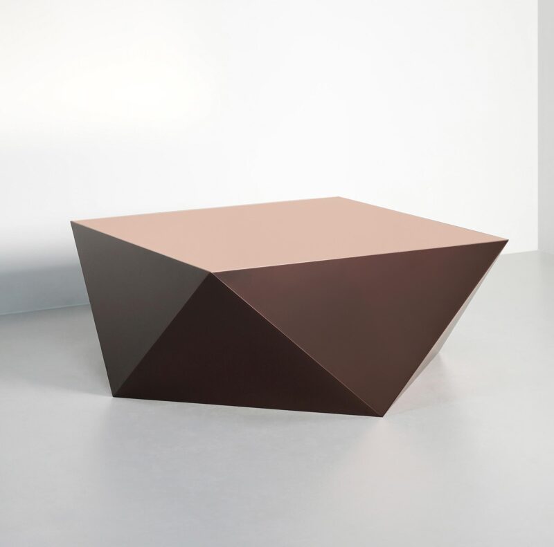 Angular geometric coffee table