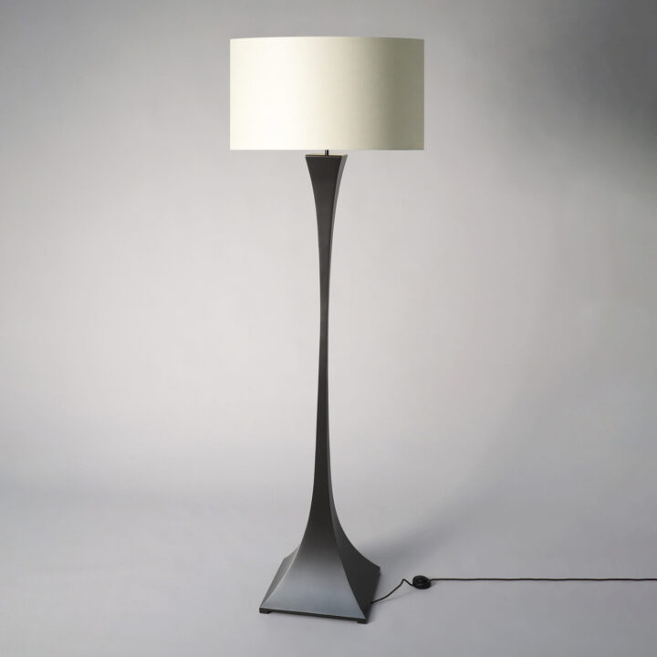 Capricorn Floor Lamp finished in “London Black"