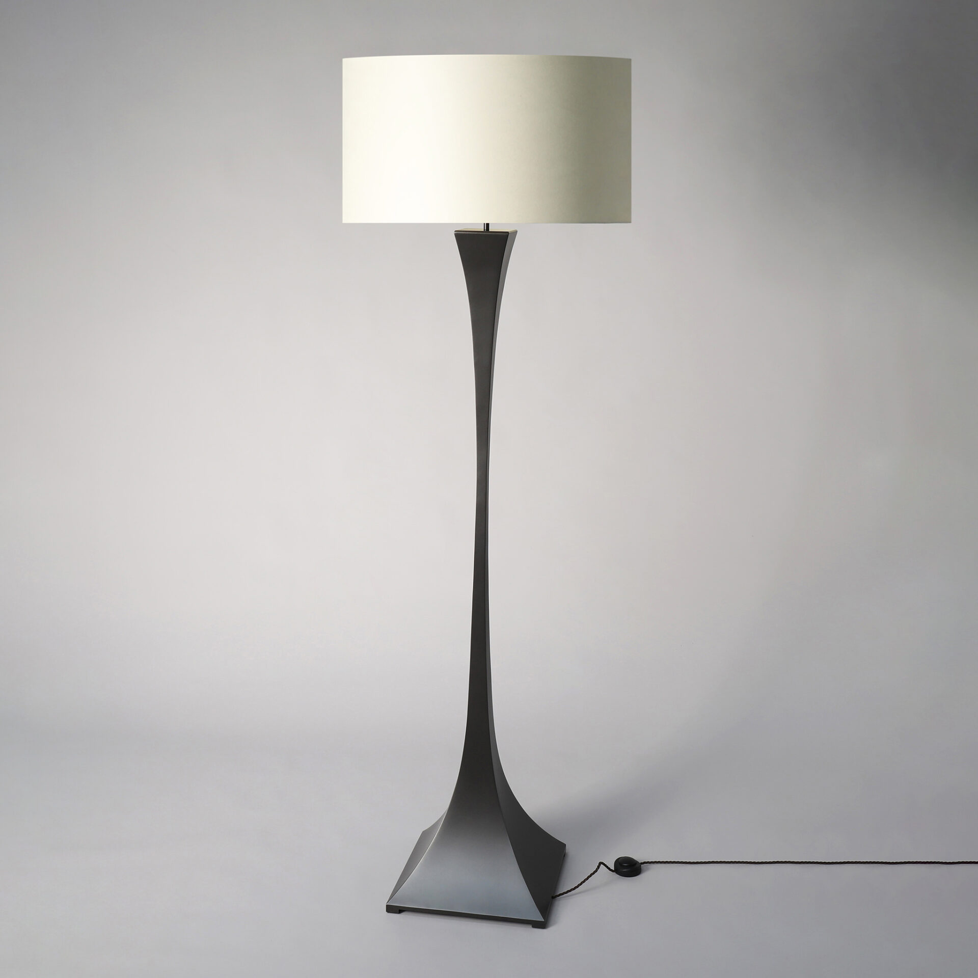Capricorn Floor Lamp finished in “London Black"