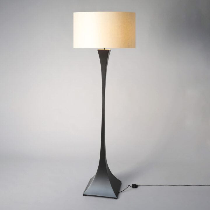 Capricorn Floor Lamp finished in “London Black"