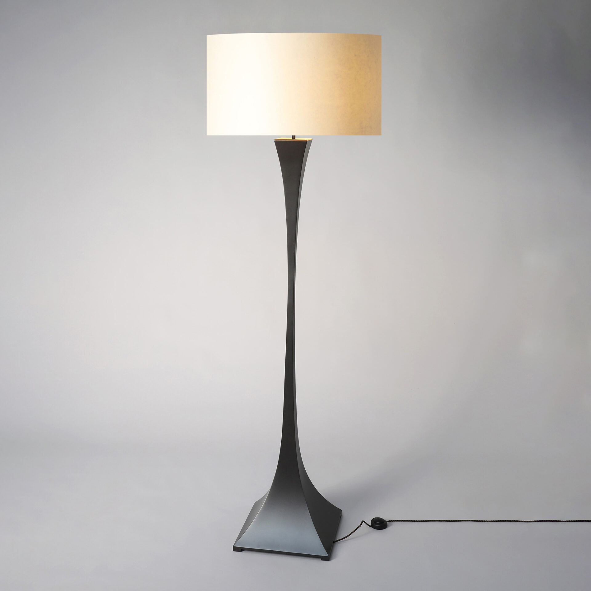 Capricorn Floor Lamp finished in “London Black"