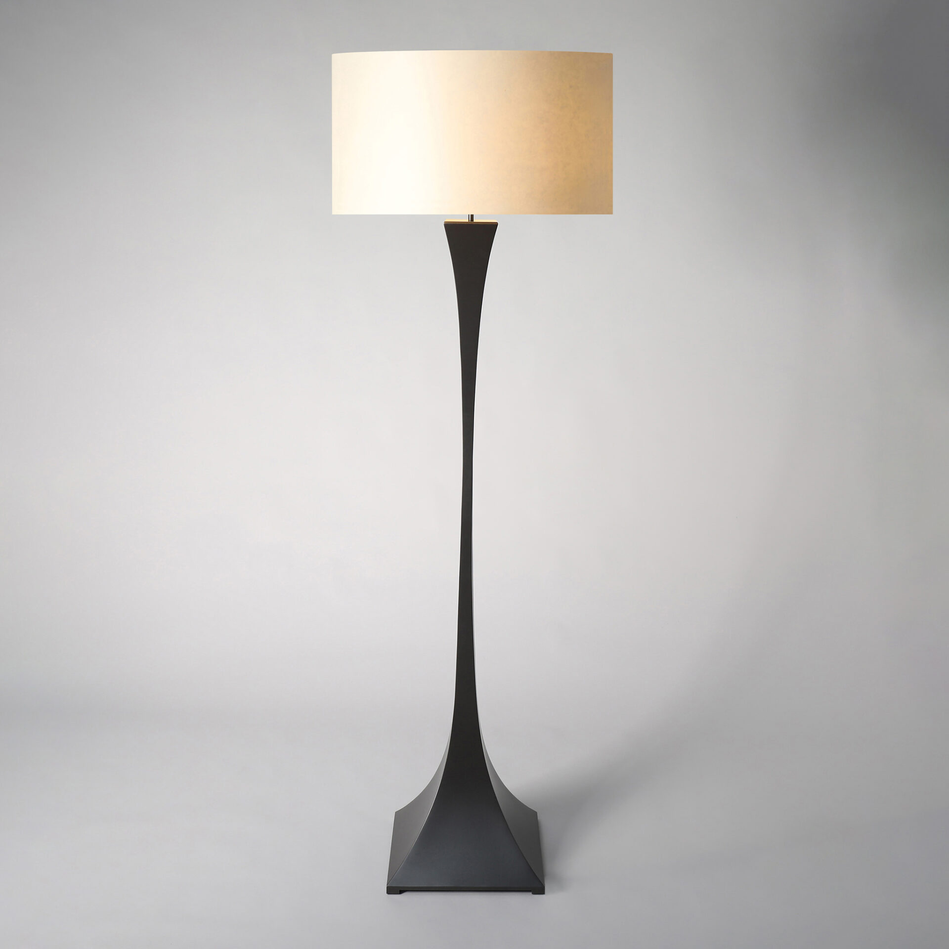 Capricorn Floor Lamp finished in “London Black"