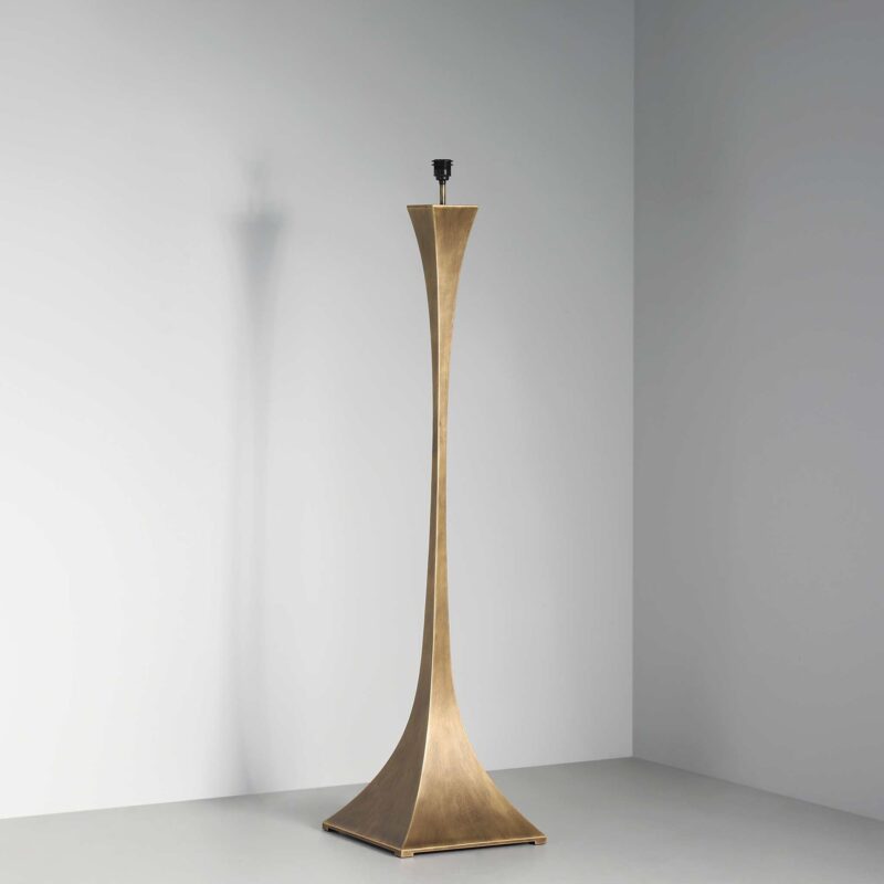 Modern gold tall lamp