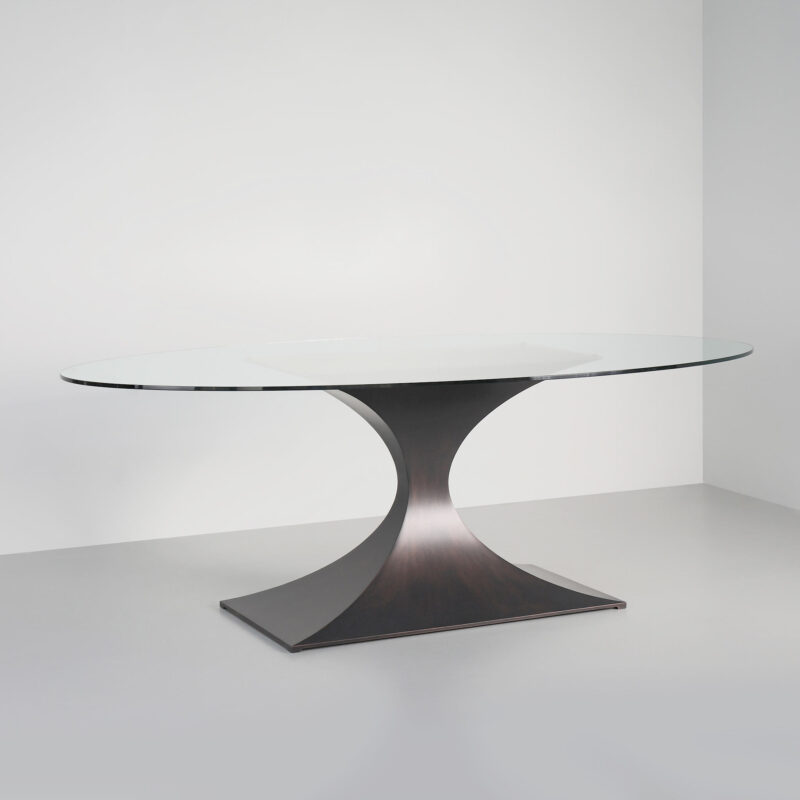 custom metal dining table