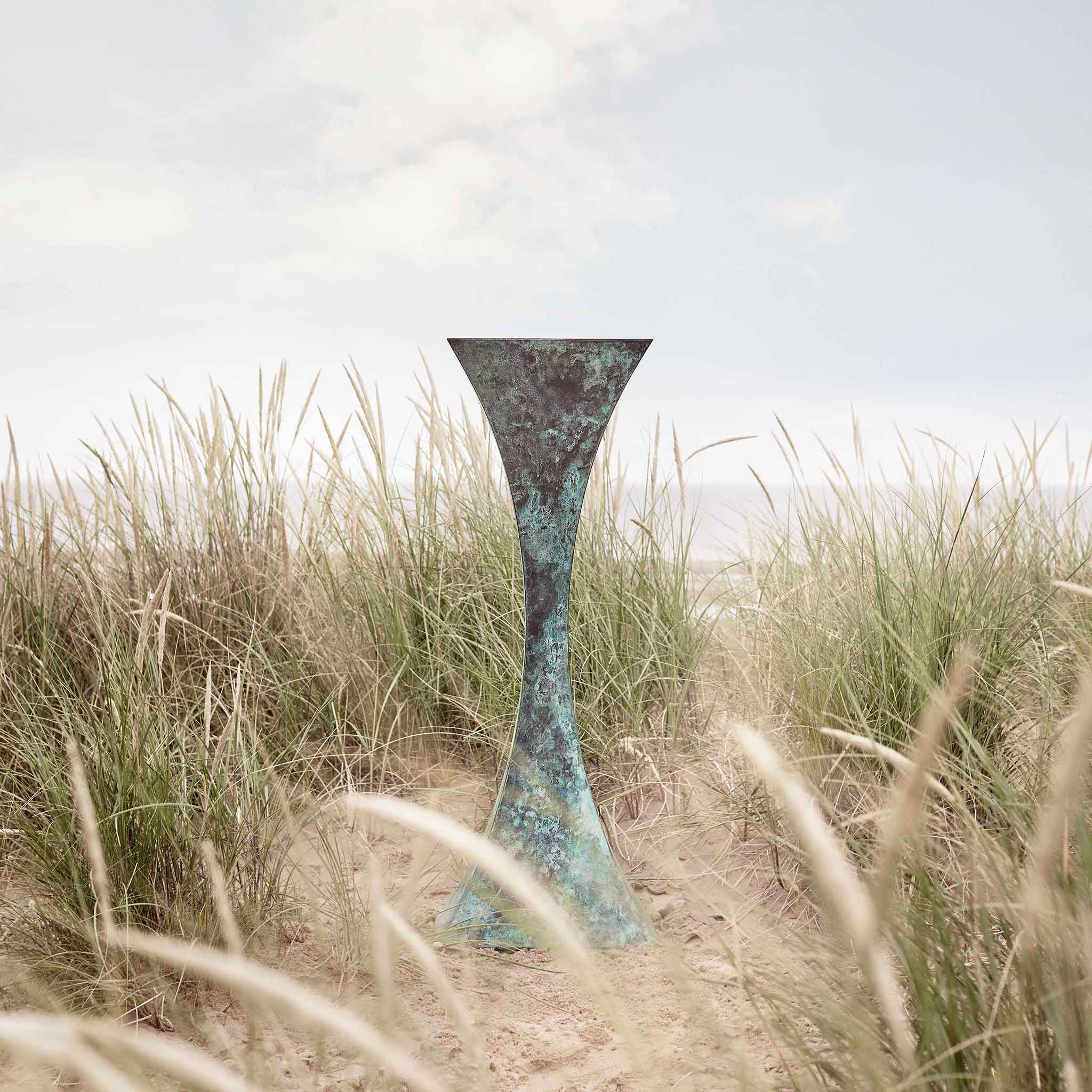 Made in Copper with "Bottle Green" patina