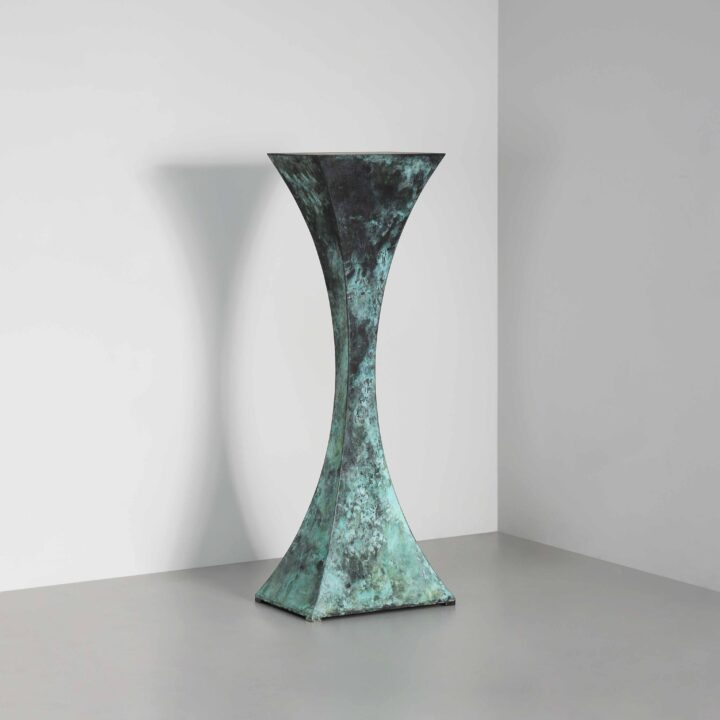 Made in Copper with "Bottle Green" patina