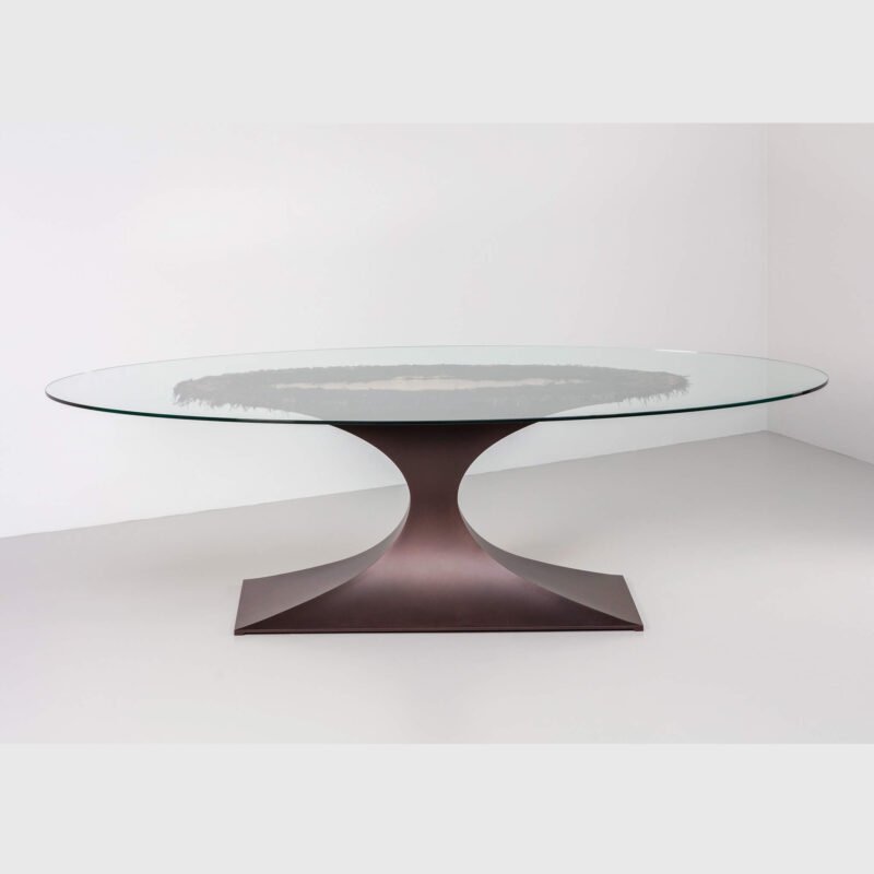 Designer Oval Dining Table by Tom Faulkner