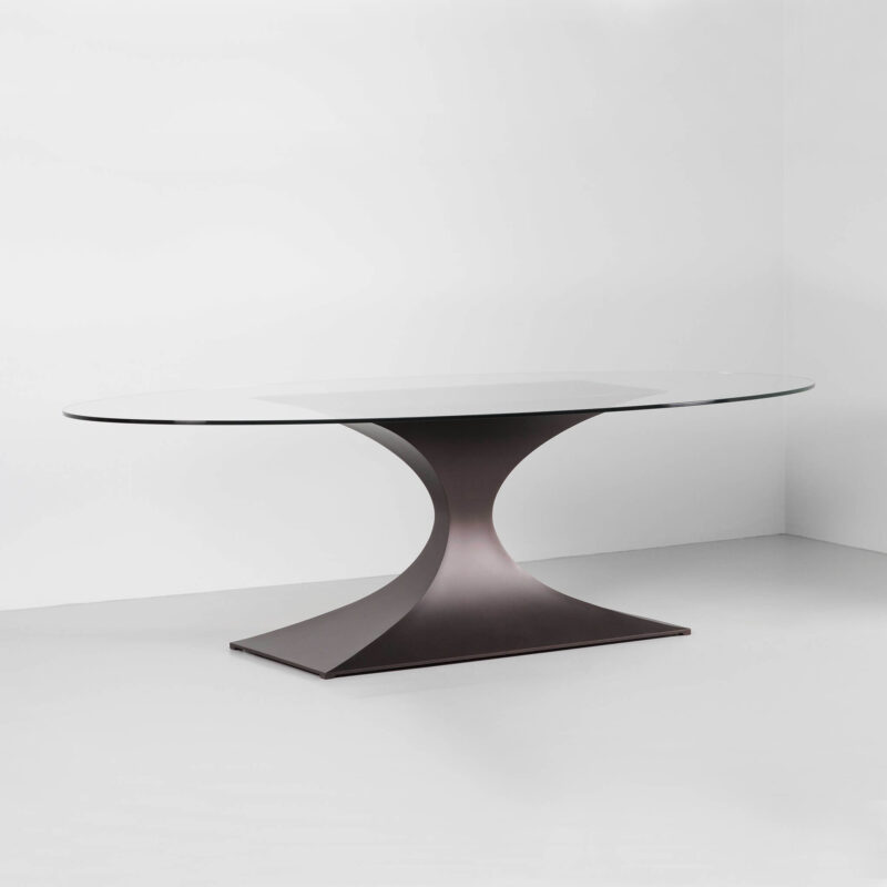 Capricorn contemporary dining table by Tom Faulkner