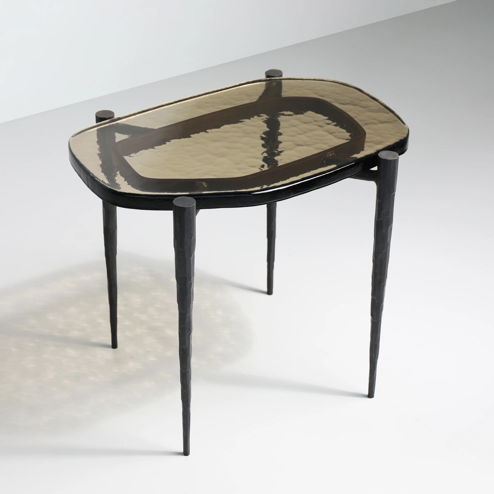 Cloud Side Table Smoke Cast Glass reflection 2 – WordPress _ Website Image1
