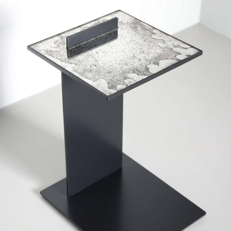Modern metal side table