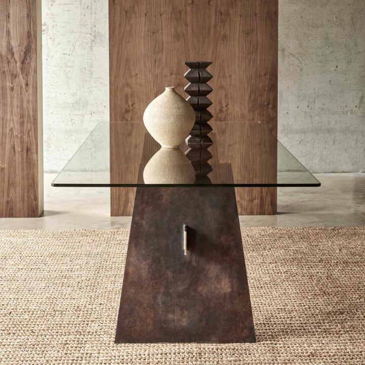 luxury bronze dining table