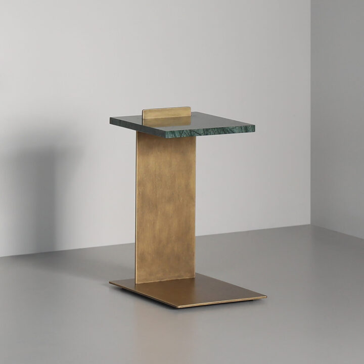 Finished in "Florentine Gold" with Verde Jade marble