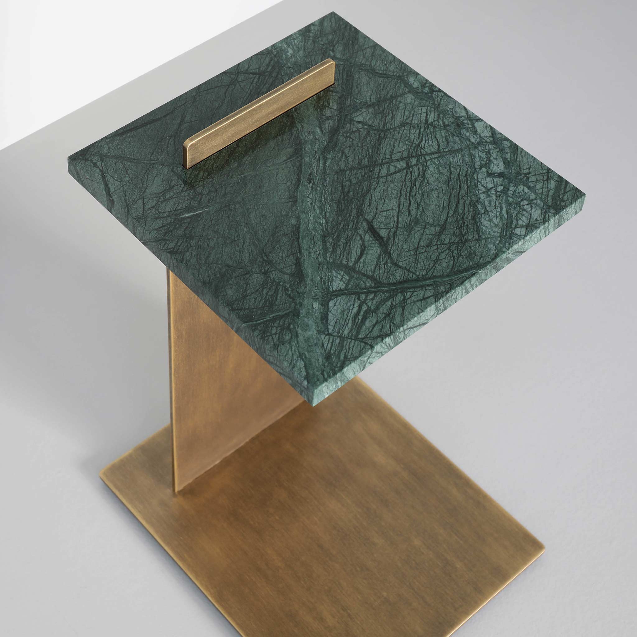 Finished in "Florentine Gold" with Verde Jade marble