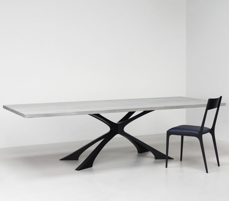 Wooden rectangular designer table