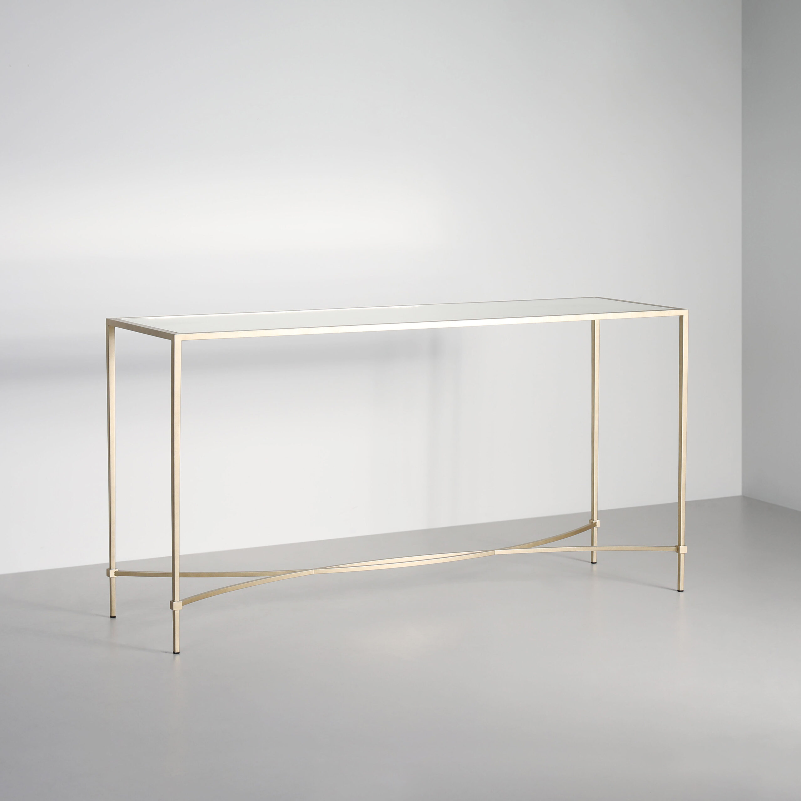 golden console table