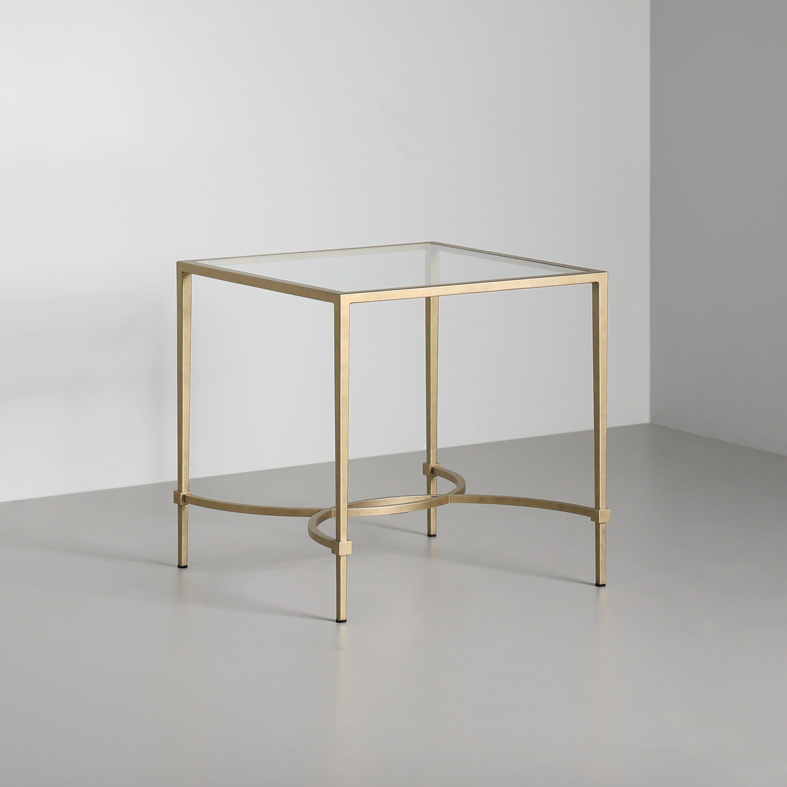 Gold designer side table