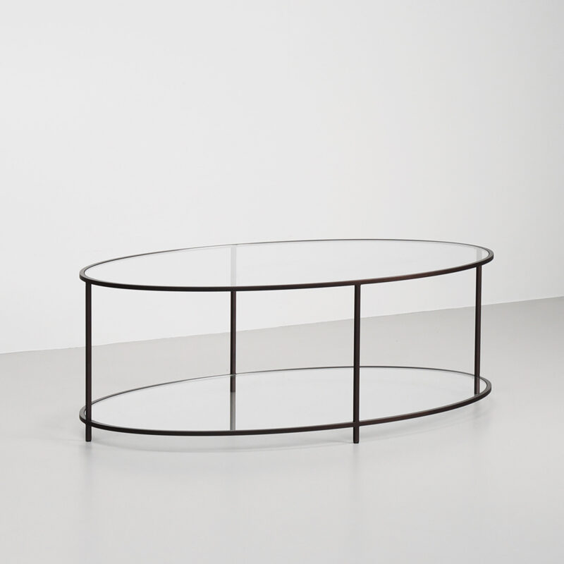 Designer oval coffee table