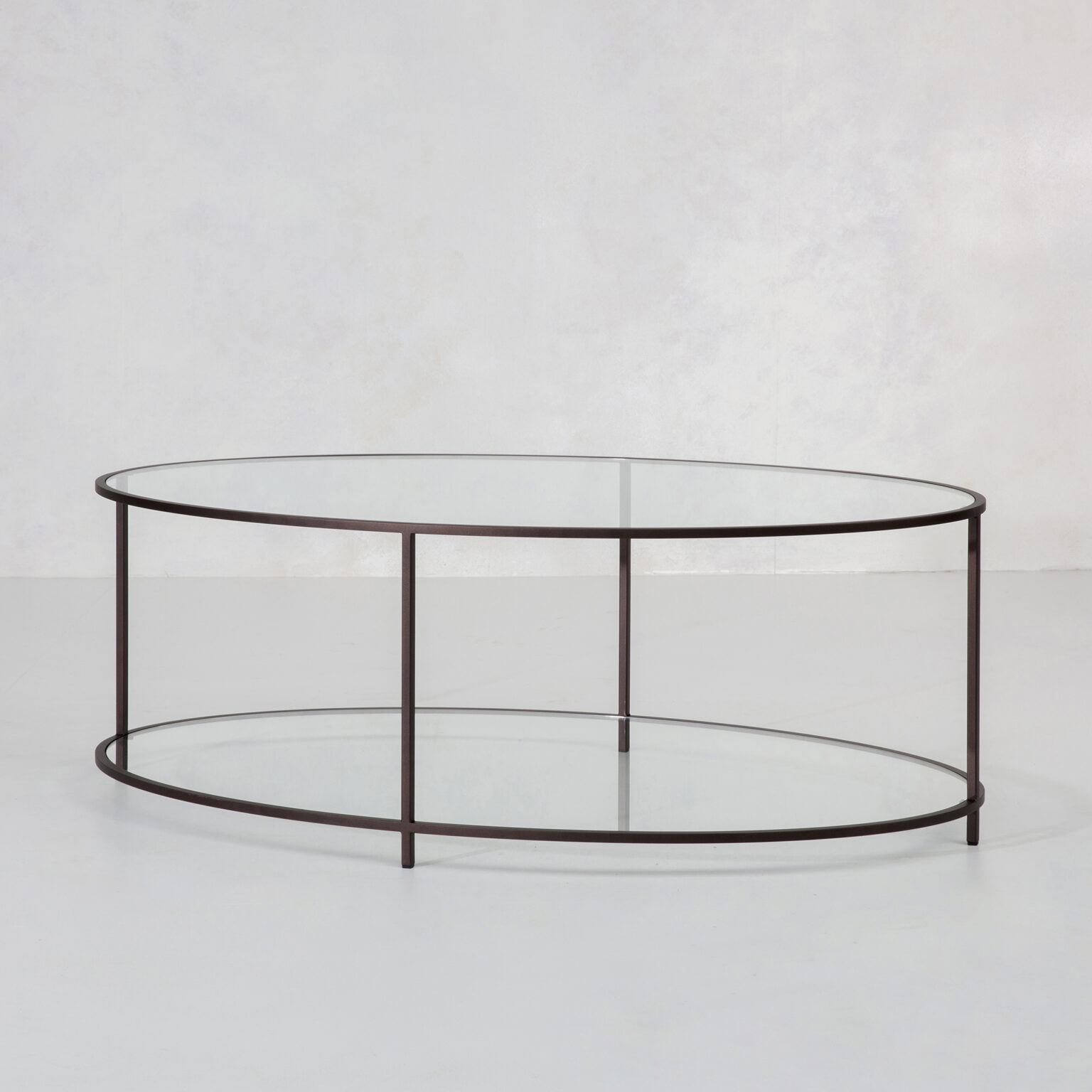 Lexington Oval/Round Coffee Table Modern Furniture by Tom FaulknerTom