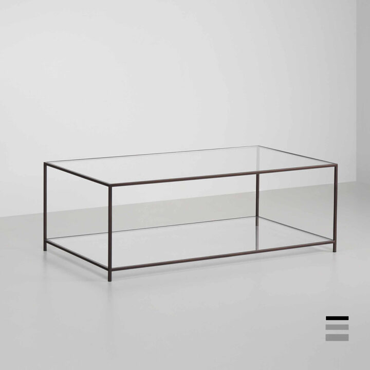 Lexington rectangle coffee table in Bronze (Avenues collection)