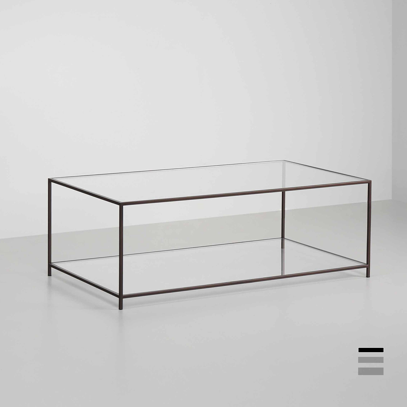 Lexington rectangle coffee table in Bronze (Avenues collection)