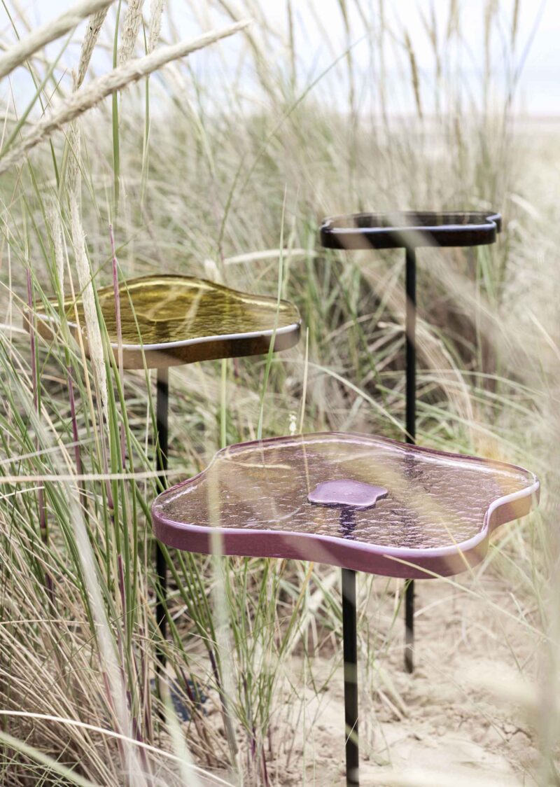 glass cocktail tables