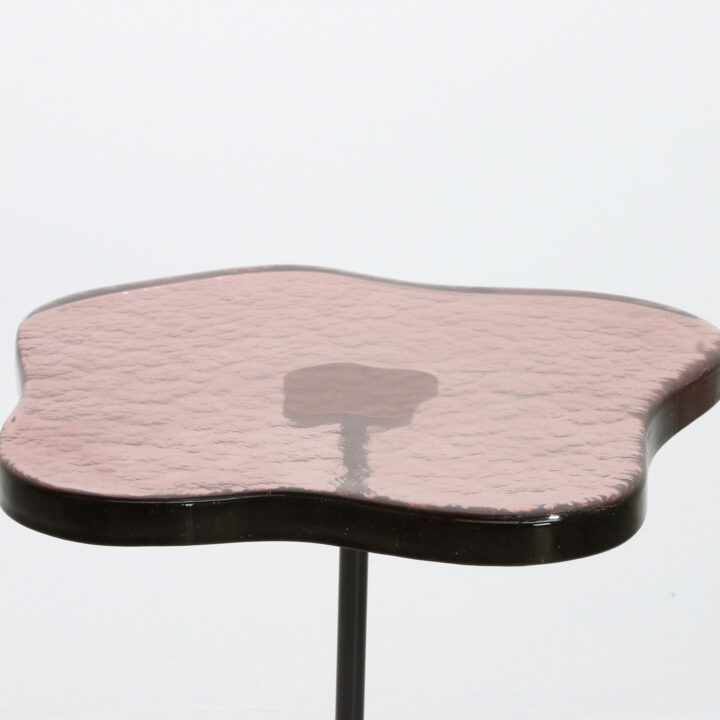Handmade glass drinks tables