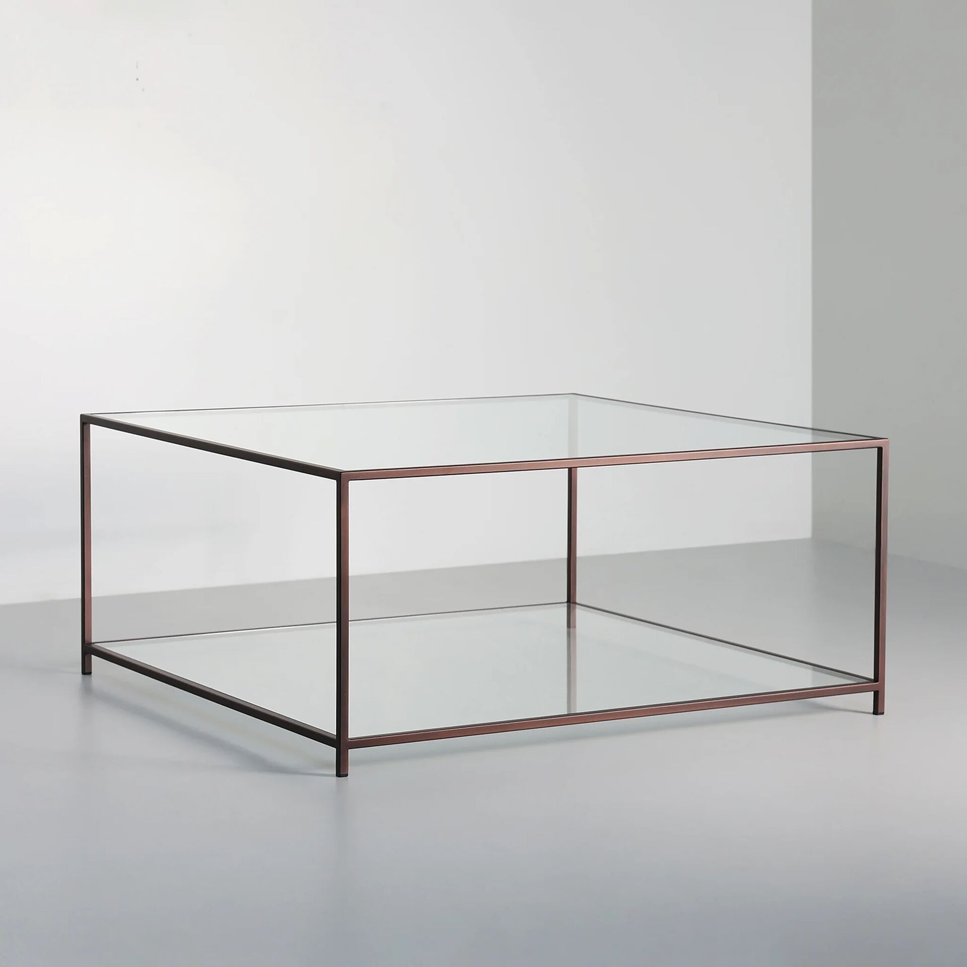 Madison coffee table finished in “Bronze”
