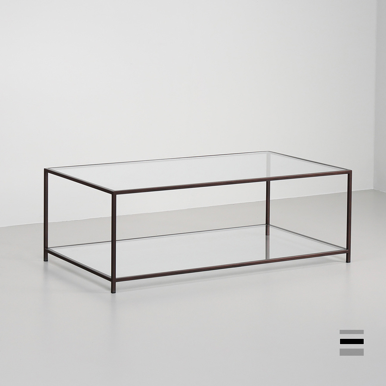 Madison rectangle coffee table in Bronze (Avenues collection)