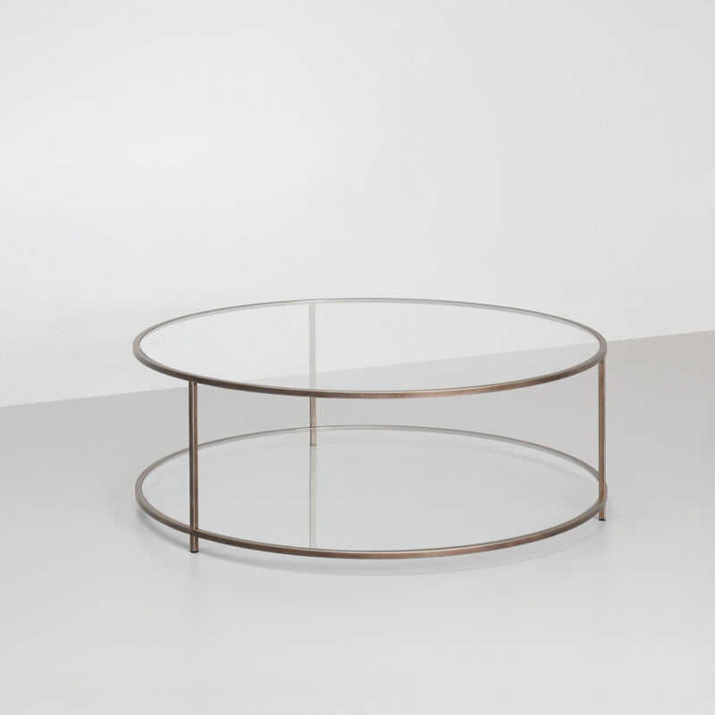 modern round coffee table