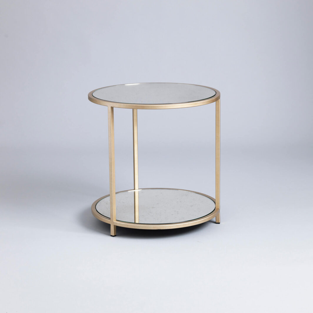 Madison Round Side Table Modern Furniture by Tom FaulknerTom Faulkner