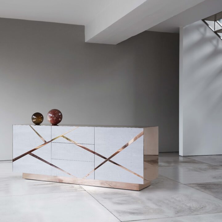 Custom made bronze sideboard