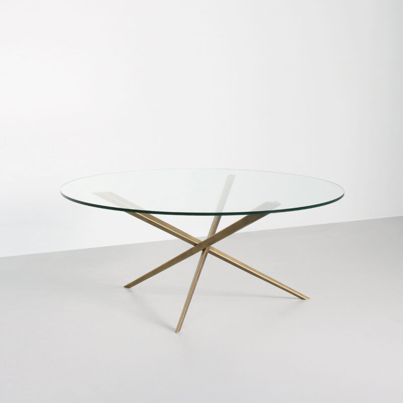 contemporary round coffee table