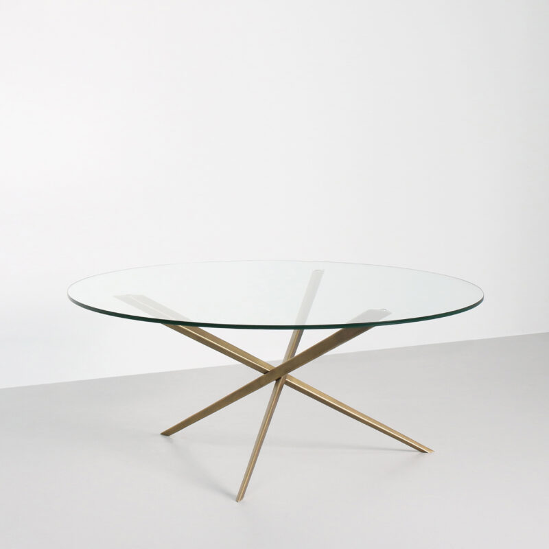 luxury glass coffee table