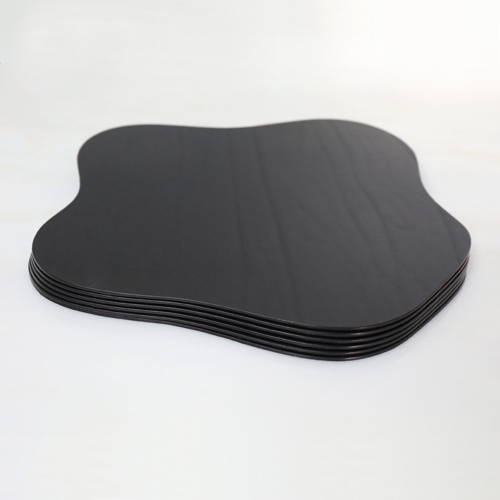 Luxury leather placemats