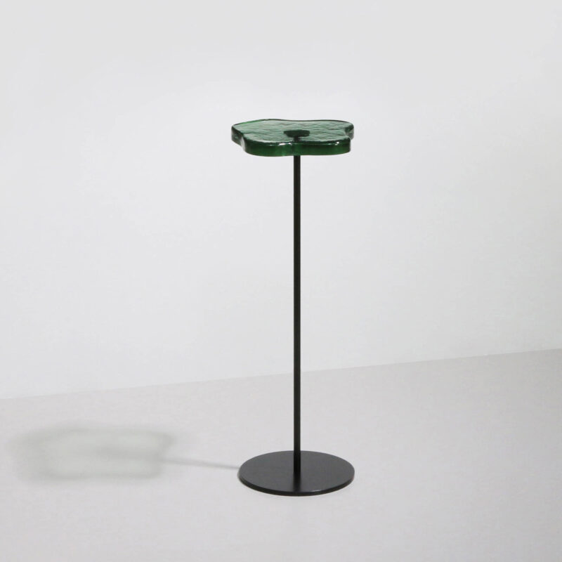 Lily Cocktail Table (Tall) with Smoke Brown Glass Top ~ SALE ~