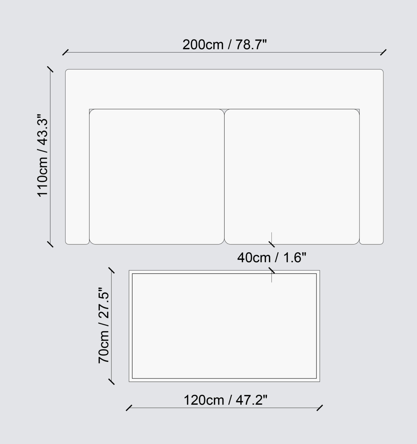 Coffee Table Size Guide - Tom FaulknerTom Faulkner
