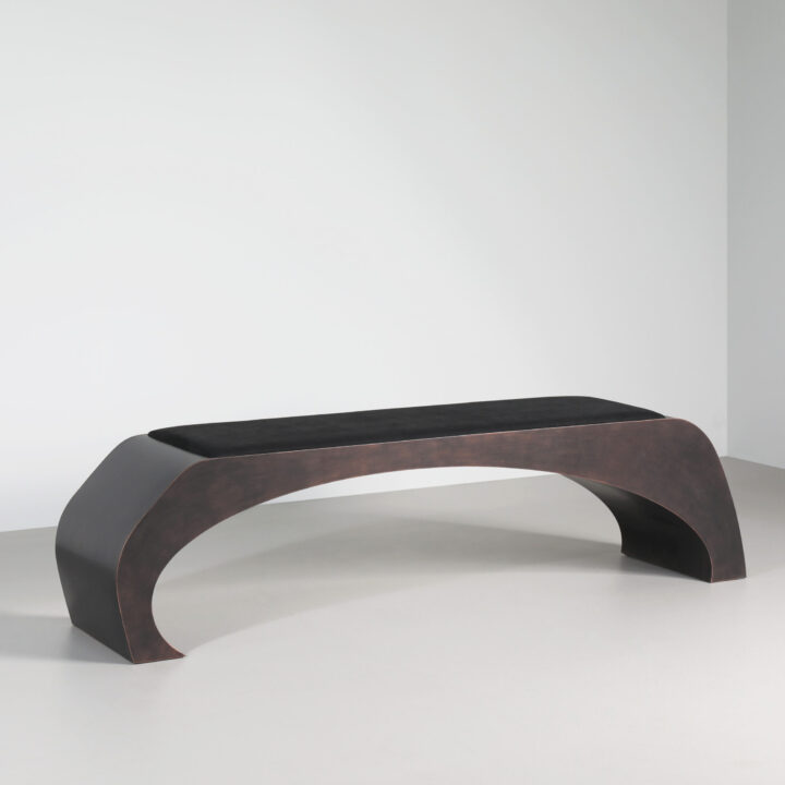 Skye Upholstered Bench in AB LR